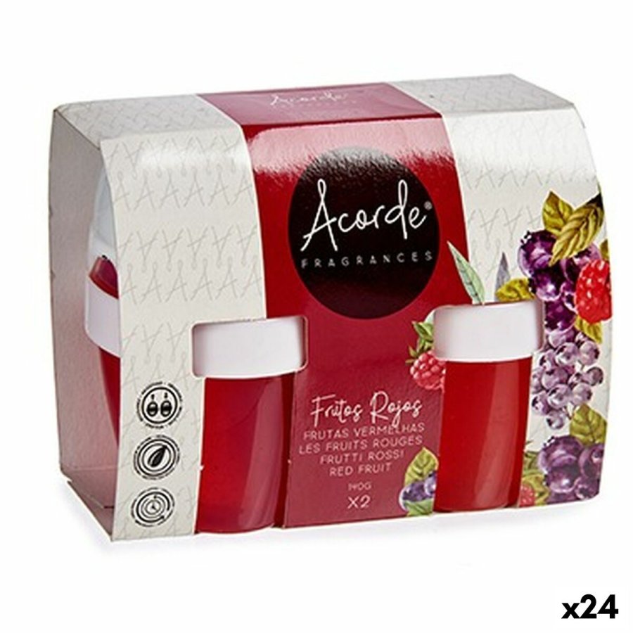 St med luftfriskere Acorde 1165-FRUTOS RO Rde Frugter Gel (24 enheder) #1