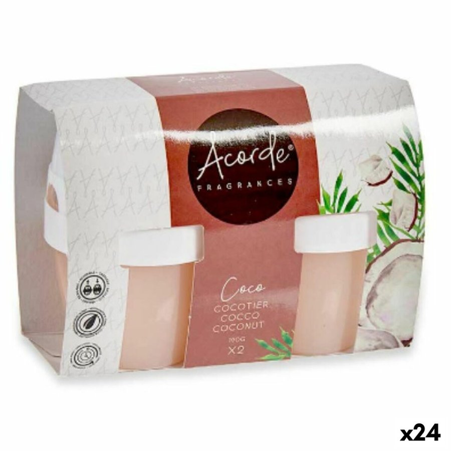 St med luftfriskere Acorde 1165-COCO Kokos Gel (24 enheder) #1