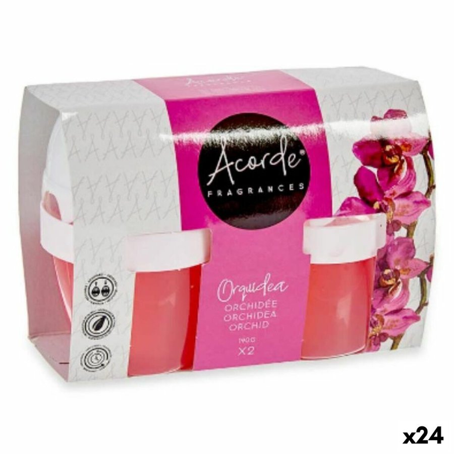 St med luftfriskere Acorde 1165-ORQUDIA Orkide Gel (24 enheder) #1
