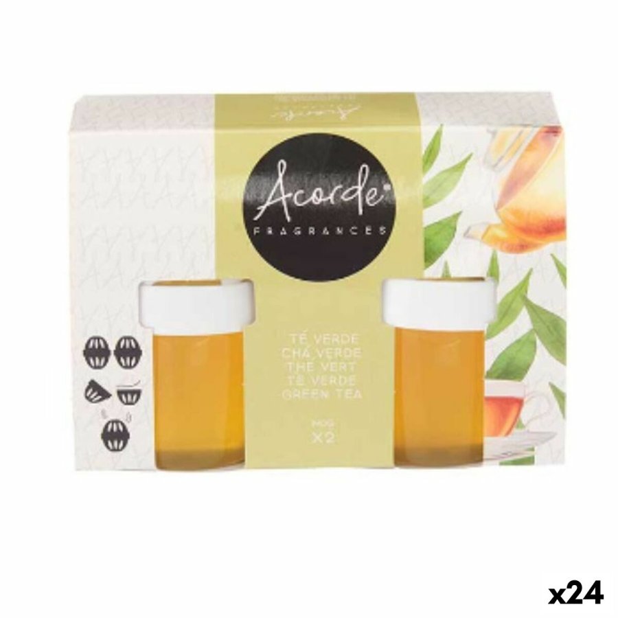 St med luftfriskere Acorde 1165-TEVERDE Grn Te Gel (24 enheder) #1
