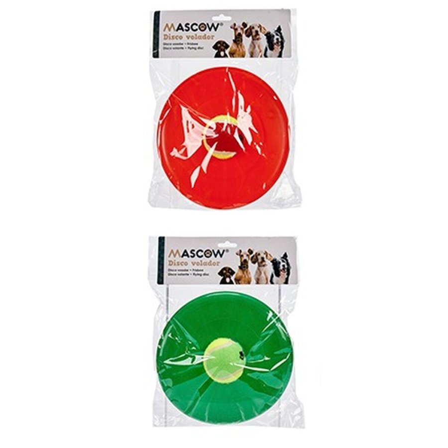St med legetj til hunde Mascow MC455(PHB) MC455(PHB) Gummi polypropylen Bold Frisbee (12 enheder) #2