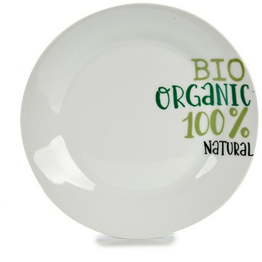 Desserttallerken Organic Porceln 19 x 2 x 19 cm (10 enheder) #4