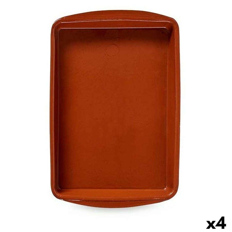 Ovn Fad Bagt ler 4 enheder 40 x 5 x 26,5 cm #1
