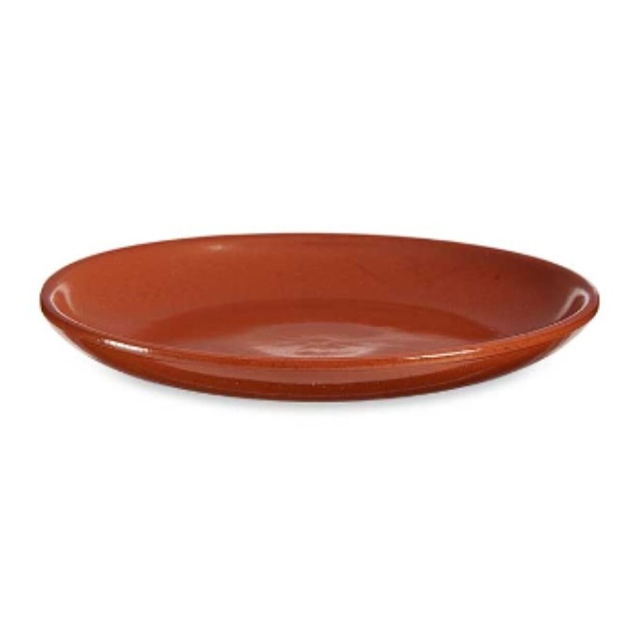 Flad Plade Bagt ler 23 x 2 x 23 cm Kd (10 enheder) #4