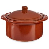 Gryde med lg Bagt ler 1,5 L 22 x 14,5 x 20 cm (4 enheder) #4