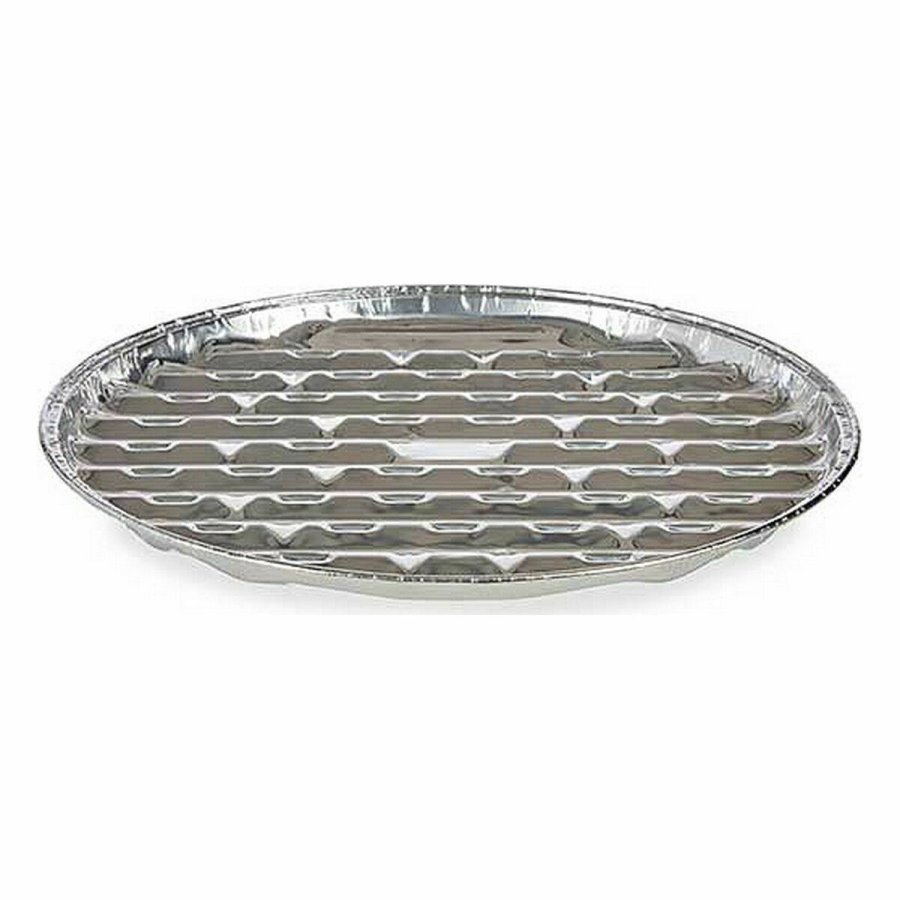 Pizza form Kinvara 64300 Slvfarvet Aluminium 32 x 3 x 32 cm Engangsbrug Pizza (24 enheder) #7
