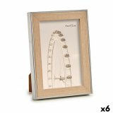 Fotoramme WPC1920MS-1 Brun Slvfarvet Natur Glas polypropylen (6 enheder) #1