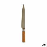 Kkkenkniv Kinvara 43891 Brun Slvfarvet Bambus Rustfrit stl 3 x 33,5 x 2,5 cm (12 enheder) #1