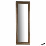 Vgspejl 77503 Gylden Striber 53 x 154,3 x 3 cm Rektangulr (2 enheder) #1