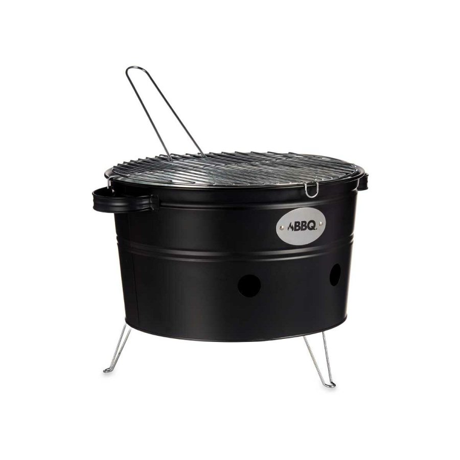 Havegrill Transportabel Jern Zink 35 x 21 x 42 cm (4 enheder) #5