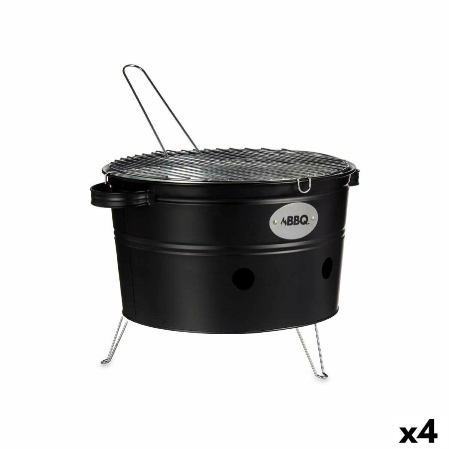 Havegrill Transportabel Jern Zink 35 x 21 x 42 cm (4 enheder) #1