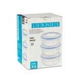 Madkassest Leknes 30502 Bl Gennemsigtig Plastik 800 ml 15,5 x 7,5 x 15,5 cm Hermetisk (8 enheder) #7
