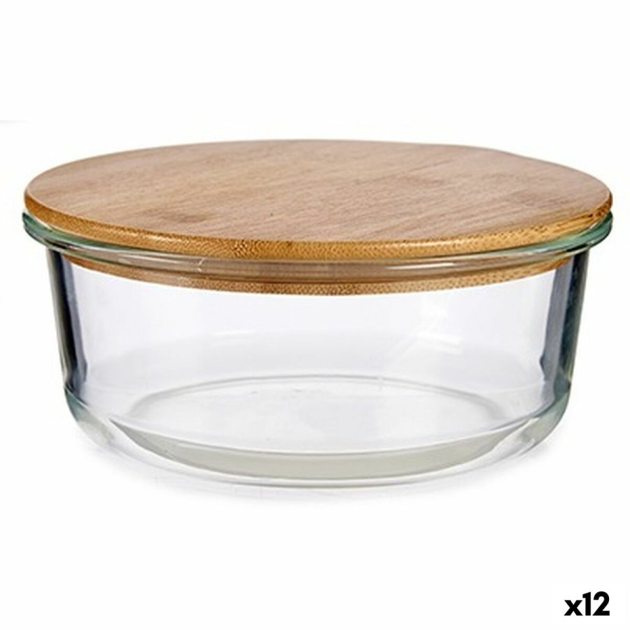 Rund madkasse med lg Vivalto LHB-HR-950F Bambus 17 x 7 x 17 cm (12 enheder) #1