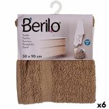 badelagen Berilo 89661 Camel 80 % bomuld 20 % Polyester 50 x 90 cm (6 enheder) #1