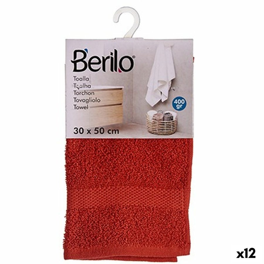 badelagen Berilo 89664 Flise 80 % bomuld 20 % Polyester 30 x 50 cm (12 enheder) #1