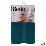 badelagen Berilo 89674 Bl 80 % bomuld 20 % Polyester 70 x 130 cm (3 enheder) #1