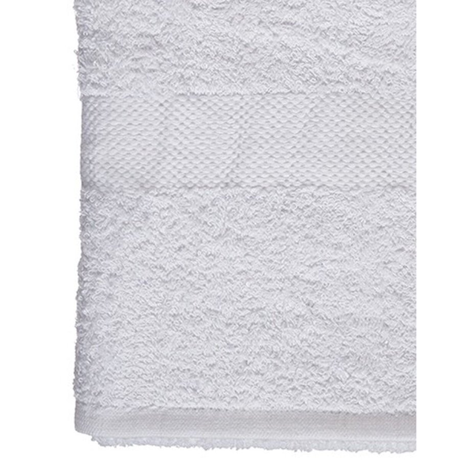 badelagen Berilo 89678 Hvid 80 % bomuld 20 % Polyester 70 x 130 cm (3 enheder) #9