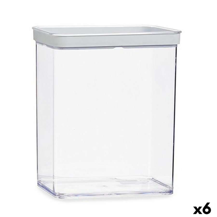 Beholder Gennemsigtig Silikone polystyren ABS 3,3 L 10,5 x 23,7 x 21 cm (6 enheder) #1