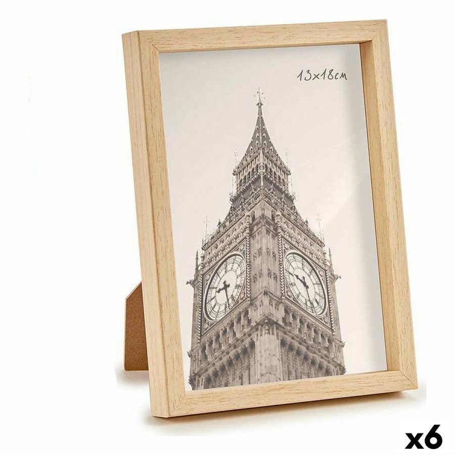 Fotoramme 15,6 x 2 x 20,7 cm Brun Plastik (6 enheder) #1