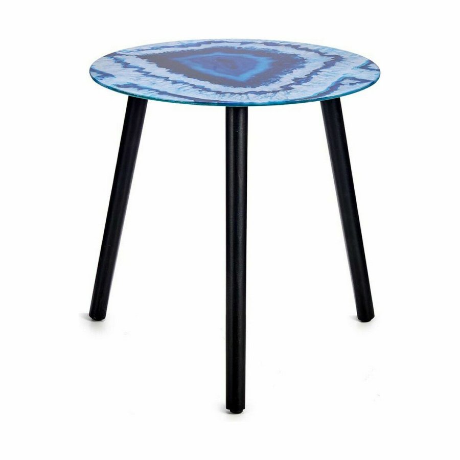 Sofabord Marmor Bl Sort Krystal 40 x 41,5 x 40 cm (4 enheder) #2
