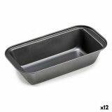 Rektangulr Form Kinvara CK80899 Mrkegr Metal Kulstofstl (12 enheder) #1