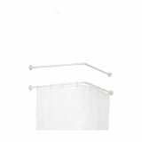 Gardinstang Berilo B0769L Hvid Aluminium 80 cm Til brusebad (24 enheder) #5