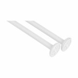 Gardinstang Berilo B0769L Hvid Aluminium 80 cm Til brusebad (24 enheder) #9