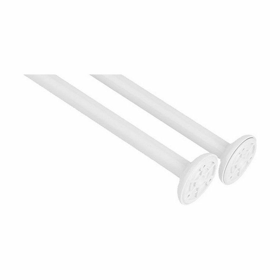 Gardinstang Berilo B0769L Hvid Aluminium 80 cm Til brusebad (24 enheder) #9