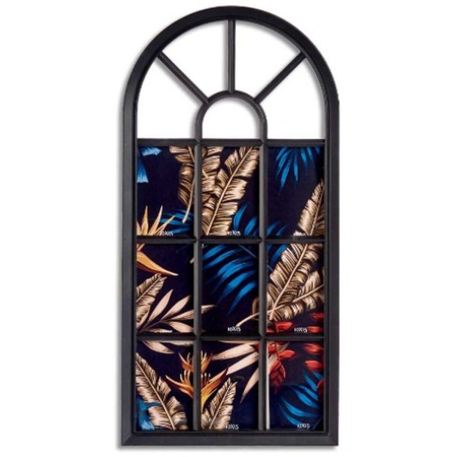 Vg billedramme Vindue Sort Glas Plastik 34,5 x 2,5 x 69,5 cm (6 enheder) #5