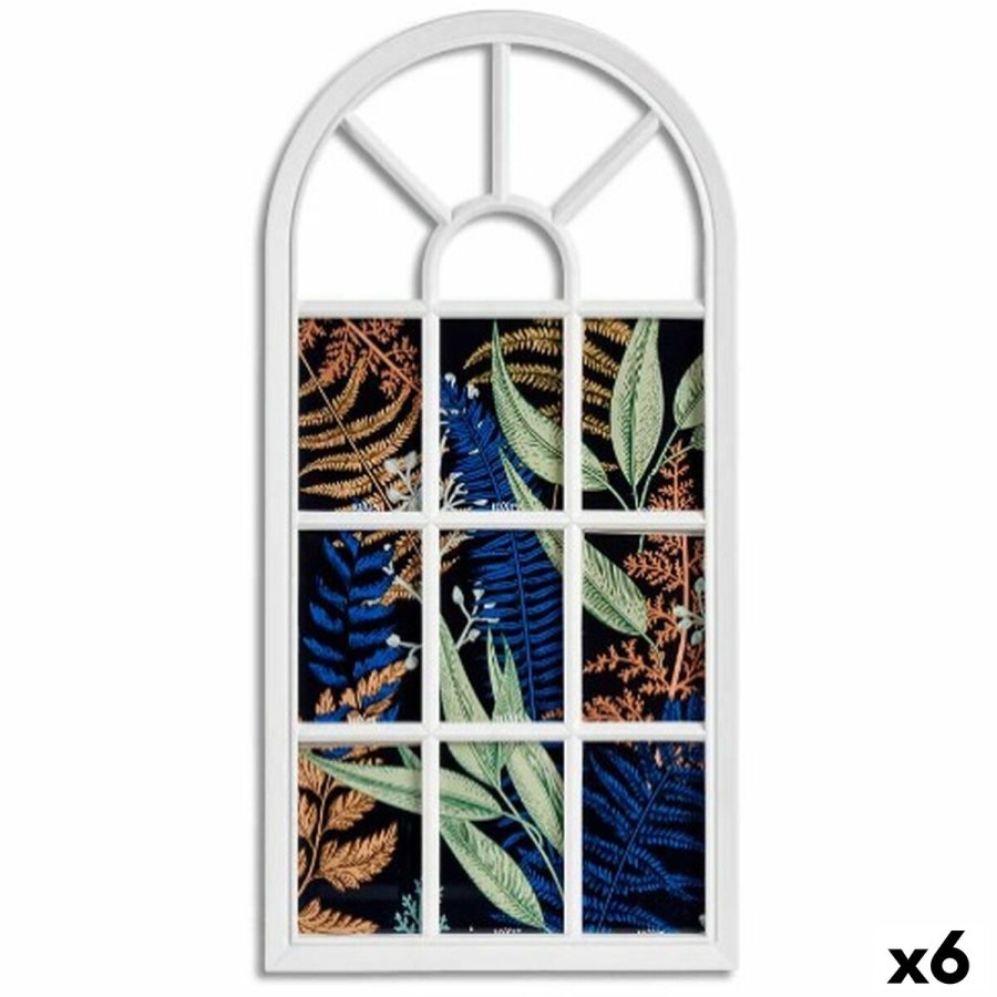 Vg billedramme Vindue Hvid Glas Plastik 34,5 x 2,5 x 69,5 cm (6 enheder) #1