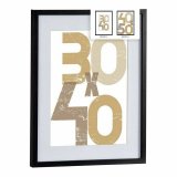 Vg billedramme Sort Plastik Tr MDF 42,5 x 2,5 x 52,5 cm (6 enheder) #5