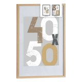 Fotoramme 52,5 x 2,5 x 72,5 cm Natur Plastik Tr MDF (6 enheder) #5