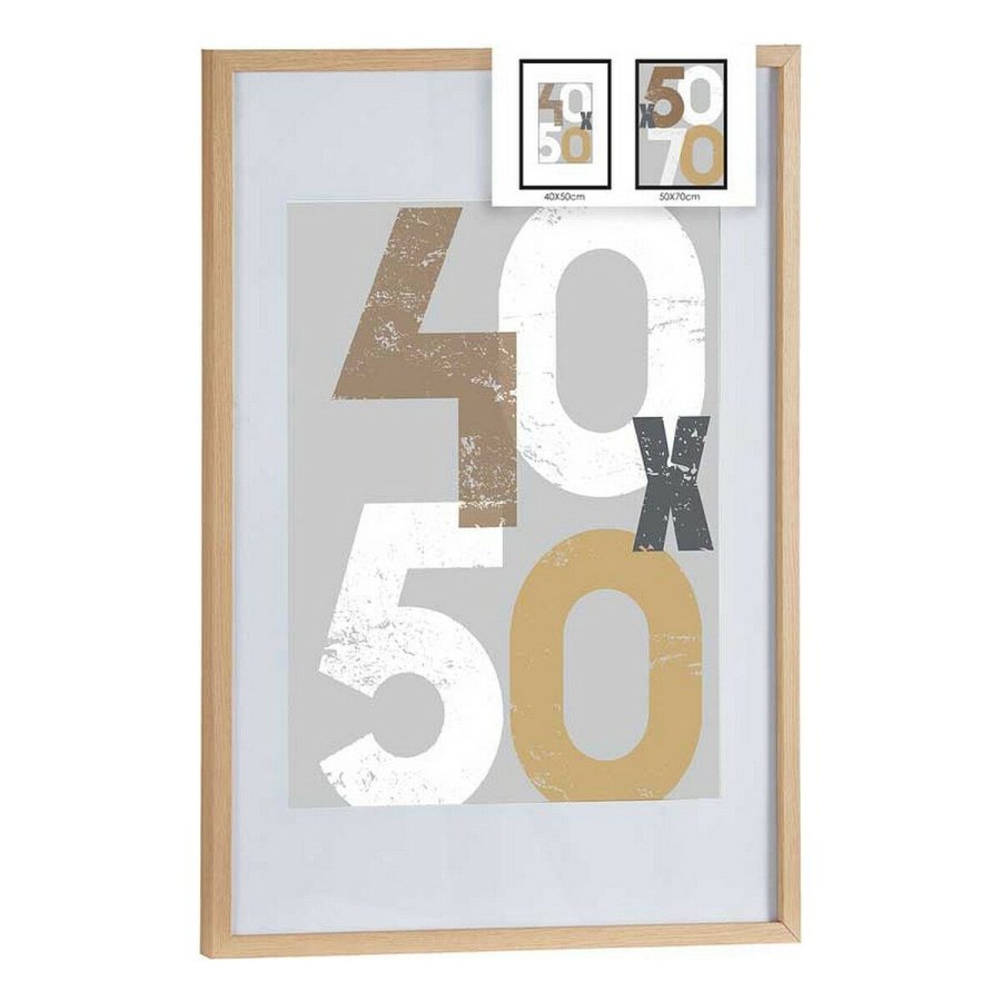 Fotoramme 52,5 x 2,5 x 72,5 cm Natur Plastik Tr MDF (6 enheder) #5