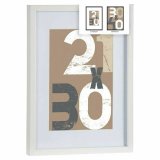 Vg billedramme Hvid Glas Tr MDF 32,5 x 2,5 x 42,5 cm (6 enheder) #5