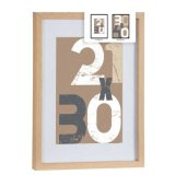 Fotoramme Gift Decor Natur Glas Tr MDF 30 x 40 cm (6 enheder) #2
