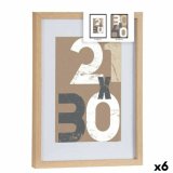 Fotoramme Gift Decor Natur Glas Tr MDF 30 x 40 cm (6 enheder) #1