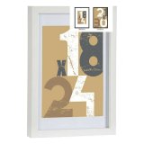 Fotoramme 668826-WHITE Hvid Glas Tr MDF (6 enheder) #5