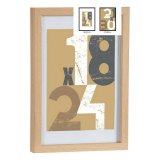 Fotoramme 24 x 2,5 x 32,5 cm Natur Glas Tr MDF (6 enheder) #5