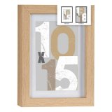 Fotoramme 16 x 21 x 2,5 cm Natur Glas Tr MDF (6 enheder) #5
