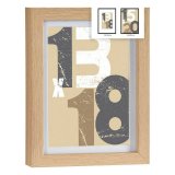 Fotoramme 18 x 23 x 2,5 cm Natur Glas Tr MDF (6 enheder) #5