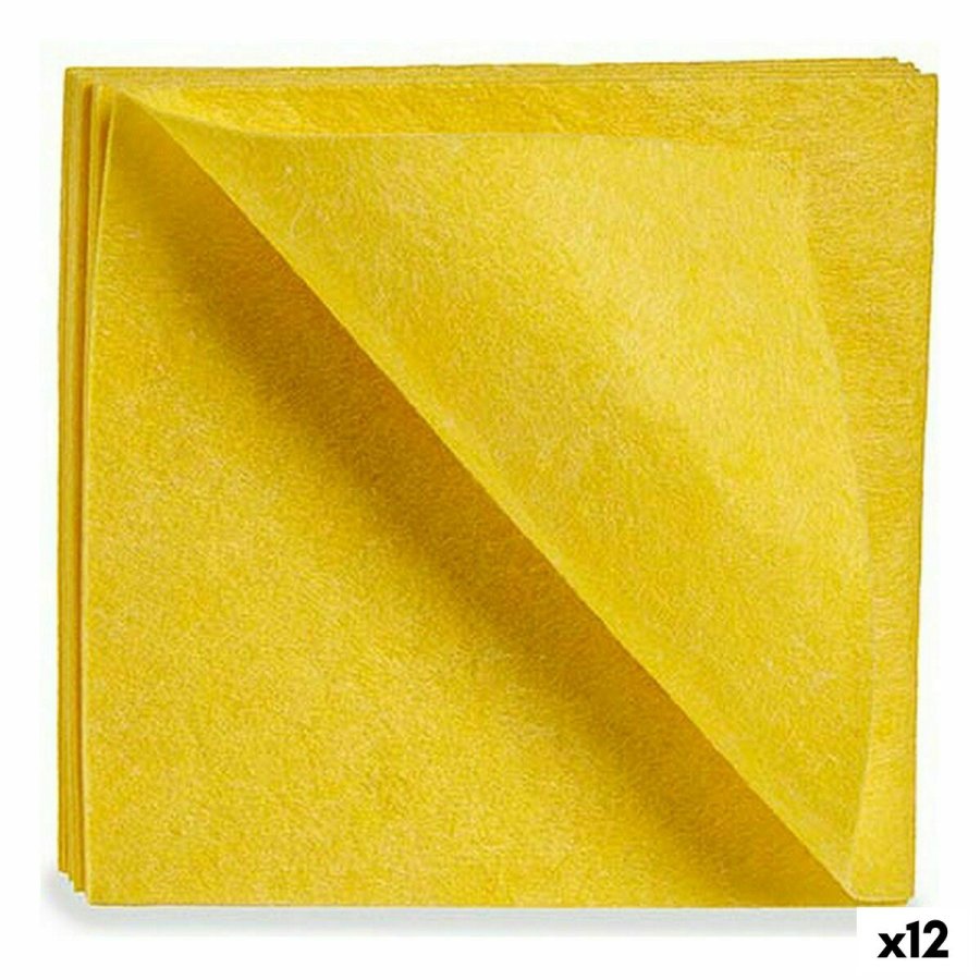 Rengringsklude SET-AMARILLO SET-AMARILLO Gul 18 x 2,5 x 20 cm Bld (12 enheder) #1