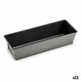 Rektangulr Form Mrkegr Metal Kulstofstl 11,5 x 7,7 x 31 cm (12 enheder) #1