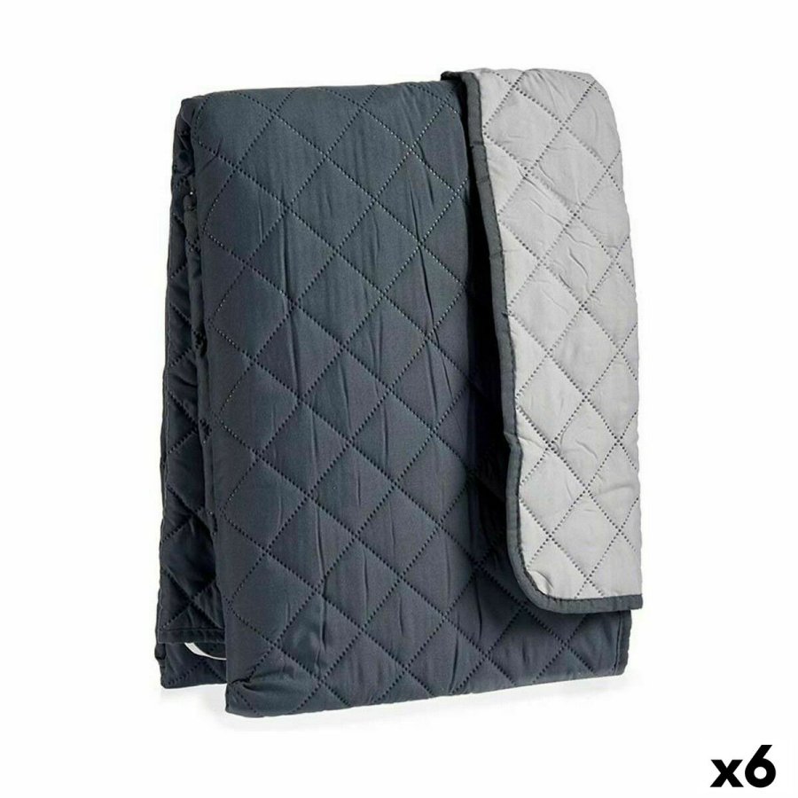 Sofabetrk Med puder Gr Mrkegr 290 x 200 x 0,5 cm (6 enheder) #1
