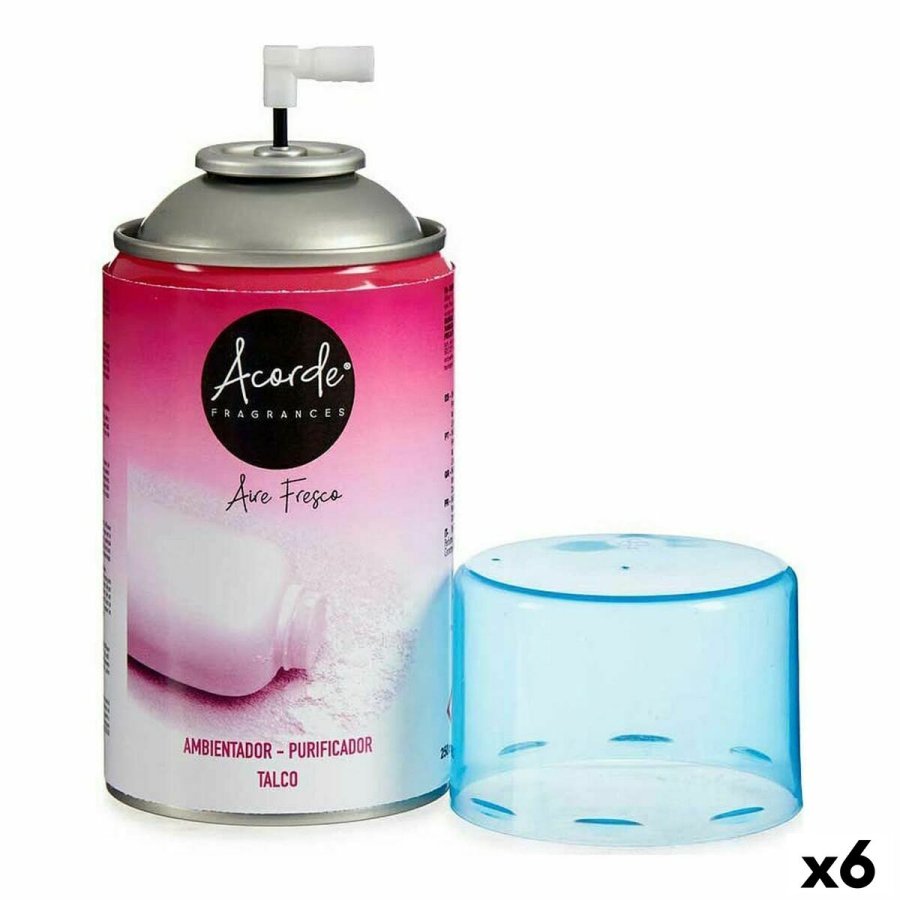 Luftfrisker Refills Acorde 55335 Talkumpulver 250 ml (6 enheder) #1