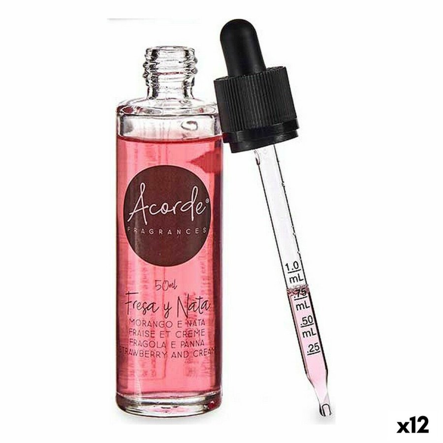 Vandoplselig essens Acorde 50ML-G-DROPPER Jordbr Creme 50 ml (12 enheder) #1