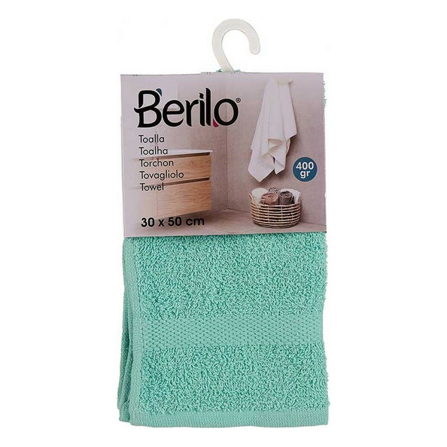 badelagen Berilo 5311 Turkisbl 80 % bomuld 20 % Polyester 30 x 0,5 x 50 cm (12 enheder) #5