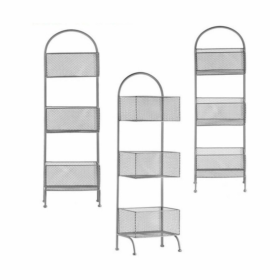 Hylder Slvfarvet Metal 20 x 99 x 32,5 cm (4 enheder) #3