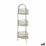 Hylder Gylden Metal 21,2 x 97 x 28,5 cm (4 enheder) #1