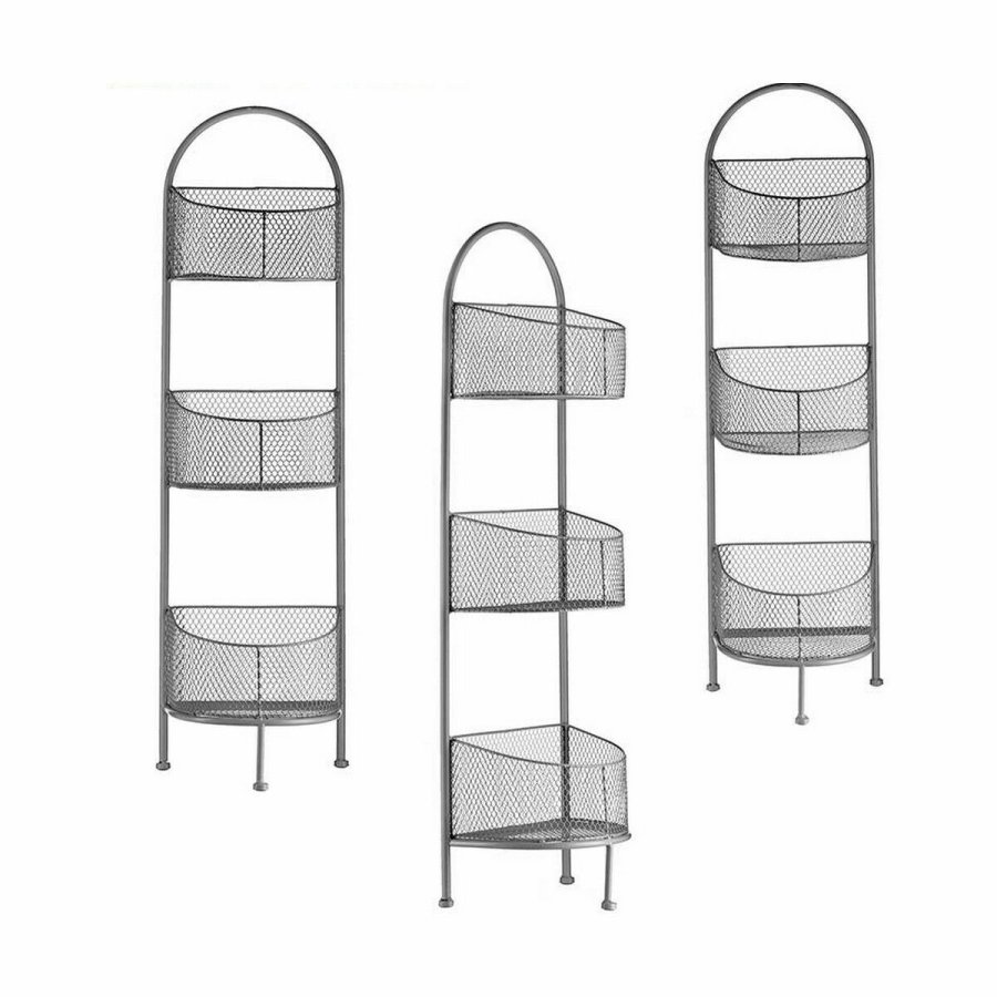 Hylder Slvfarvet Metal 21,2 x 97 x 28,5 cm (4 enheder) #3