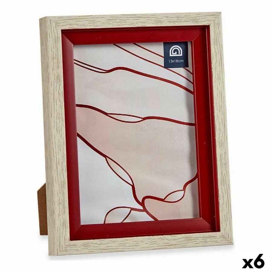 Fotoramme 17 x 2 x 21,8 cm Krystal Rd Tr Brun Plastik (6 enheder) #1